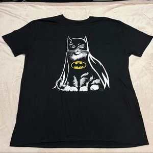 Mens Black BATCAT Graphic Tee XXL